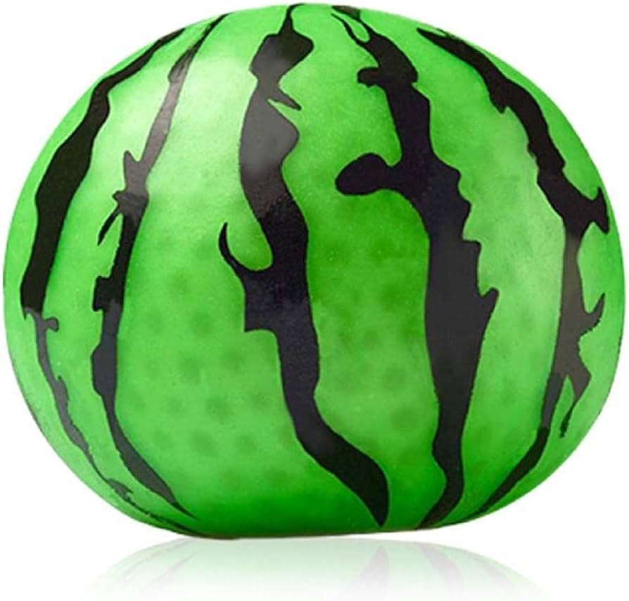 Amazon.co.jp: スクイーズおもちゃ現実的なストレスボールスイカの形