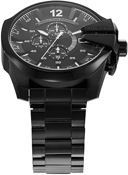 Diesel Mega Chief Analog Black Over sized dial Men's Watch