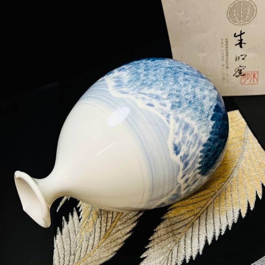日展作家 伝統工芸作家 藤井朱明作 花瓶 花入 壺 略歴付 専用 Amazon