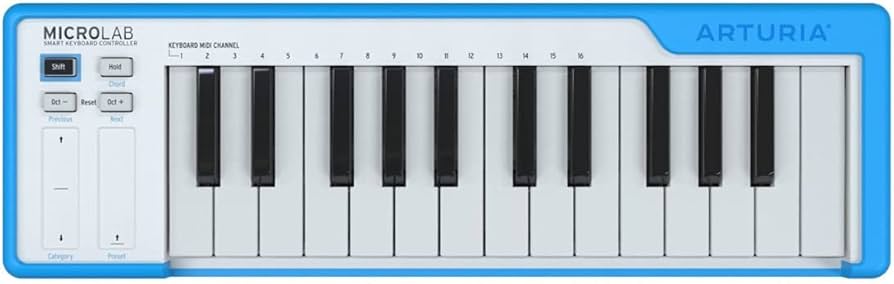 Amazon | Arturia MicroLab 25キーUSB MIDIキーボードコントローラー