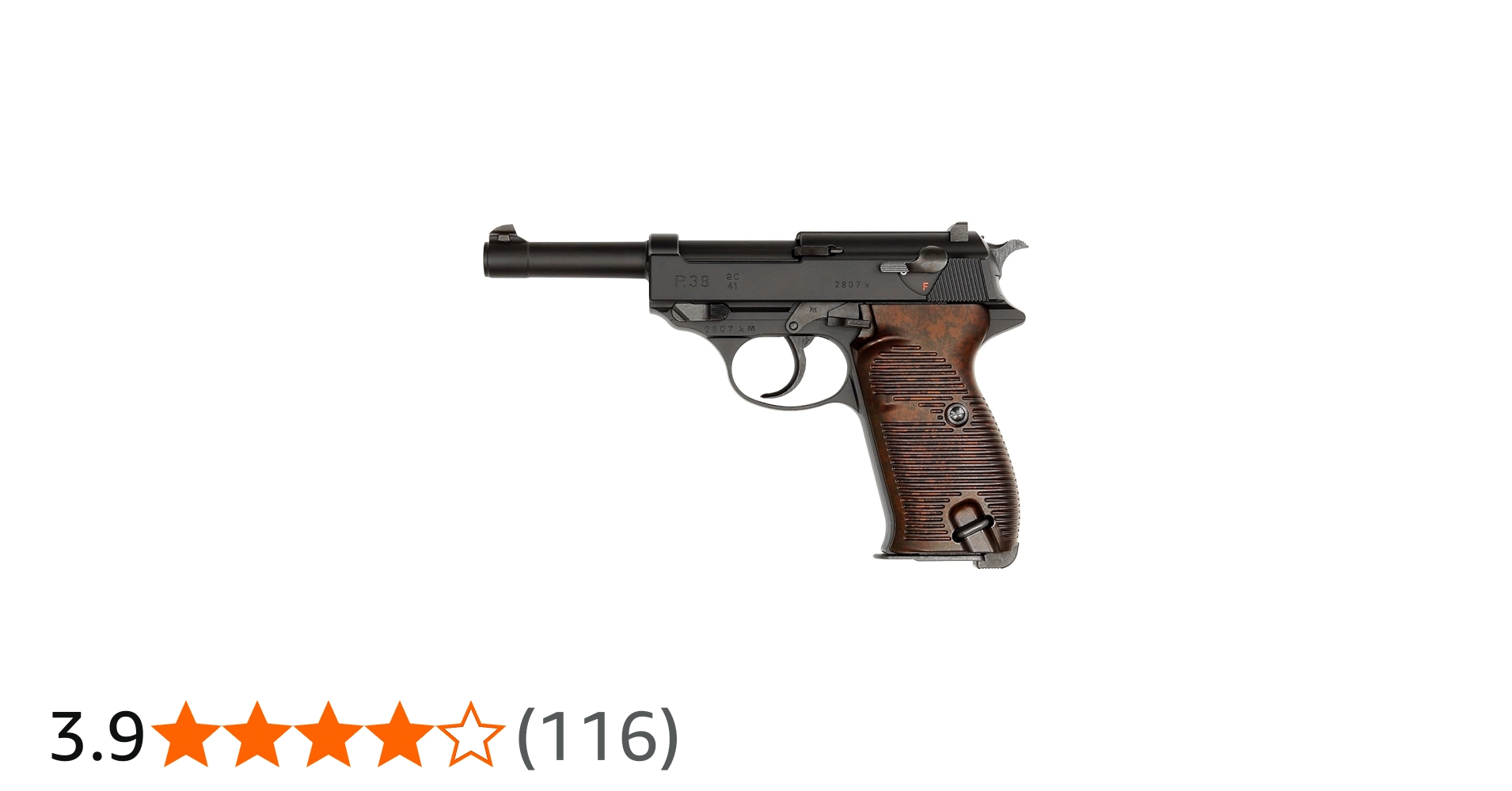 Amazon | マルゼン ワルサーP38 AC41ブラックモデル 18歳以上ガス