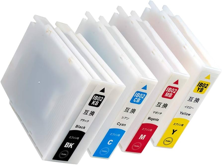 Amazon.co.jp: EPSON エプソン IB02 (KB/CB/MB/YB)【4色(大容量