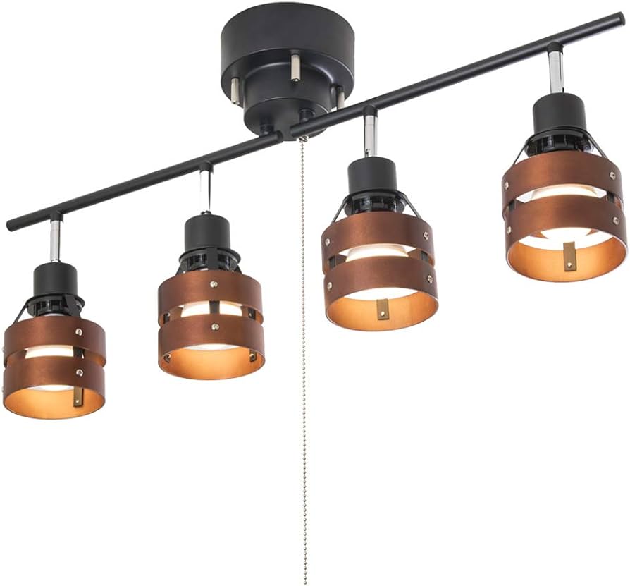 Amazon.co.jp : 共同照明 シーリングライト 4灯 スポットライト LED