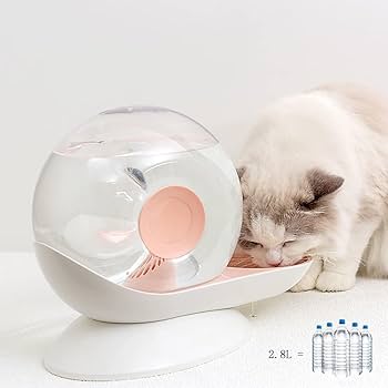 Amazon | 自動給水器 猫 犬 ペット用 重力式 給水器 水飲み器 電源不要