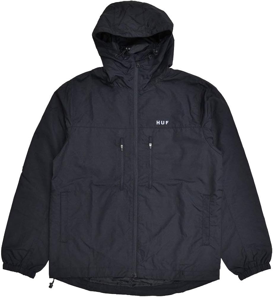 Amazon | [HUF(ハフ)] ESSENTIALS ZIP STANDARD SHELL JACKET ナイロン