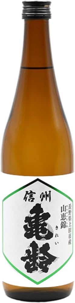 Amazon.co.jp: 信州亀齢 純米吟醸 山恵錦 720ml 岡崎酒造 日本酒 亀齢