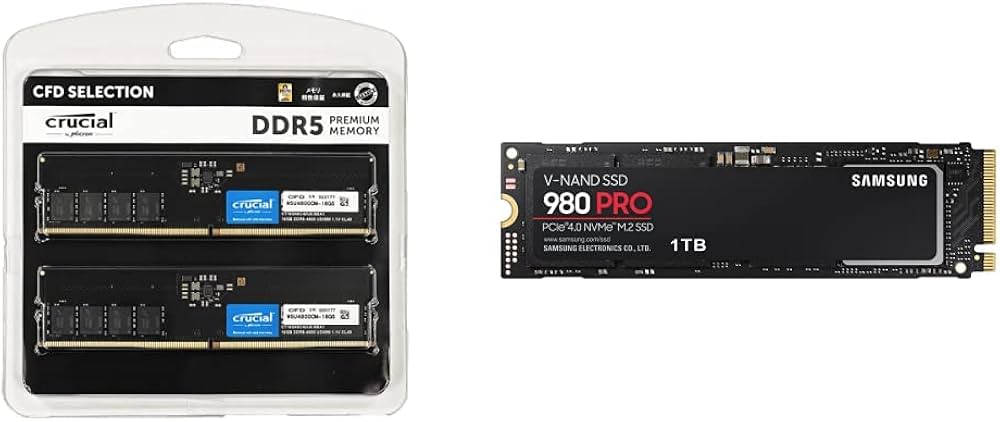 未開封 Crucial DDR5 64GB W5U4800CM-32GS CFD 未開封 Crucial DDR5