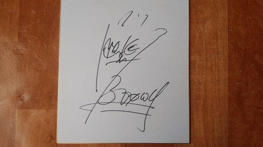 氷室京介 直筆サイン色紙 氷室京介20周年Anniversary直筆サイン色紙