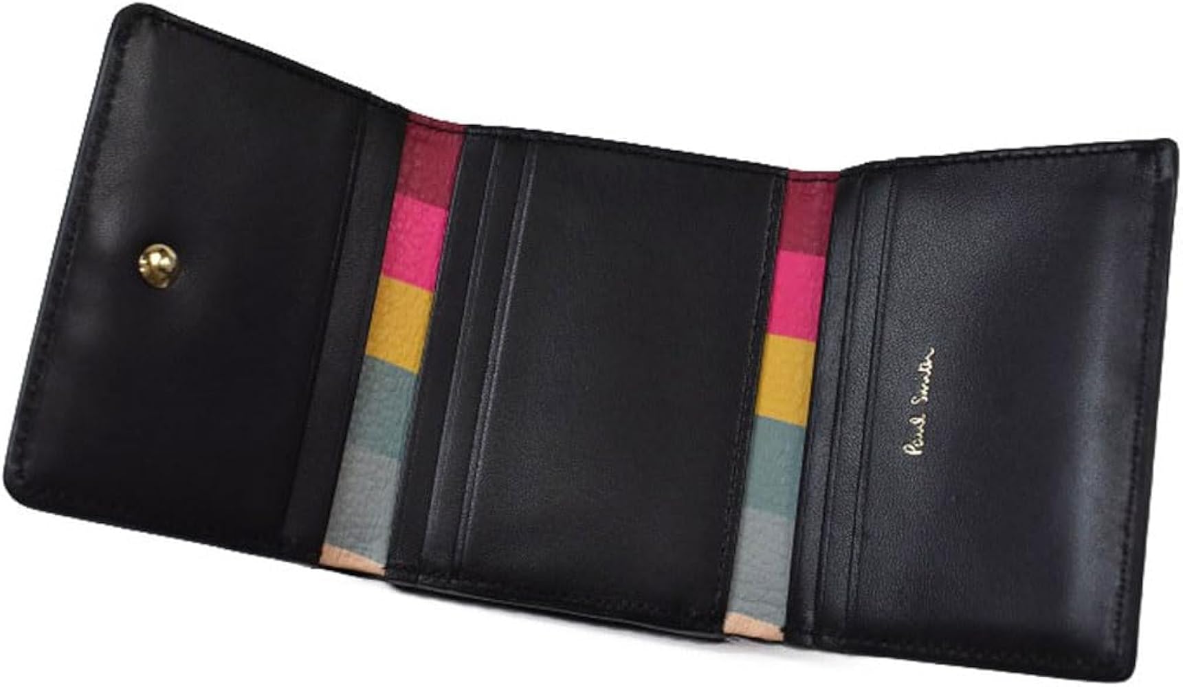 Amazon | [ポールスミス] ミニ財布 三つ折り がま口 財布 レディース