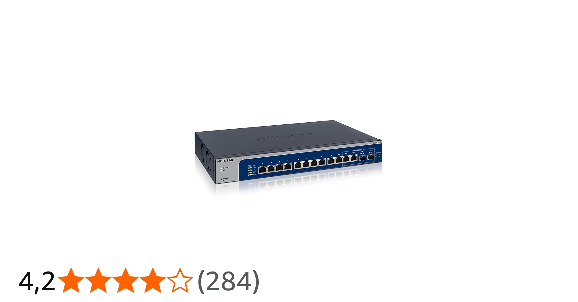 Netgear (XS512EM Plus Switch 10gb Ethernet | Web Manageable Series