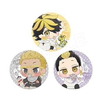 DMMスクラッチ スーツセレクション 缶バッジ 羽宮一虎 スーツ 東京卍