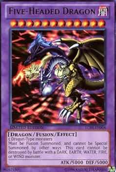 Amazon.co.jp: 遊戯王 - 五頭竜(LC03-EN004) - レジェンダリー