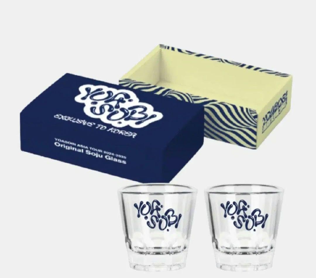 YOASOBIアシアツアー24-25 韓国限定オリジナル焼酎グラス 開封済み