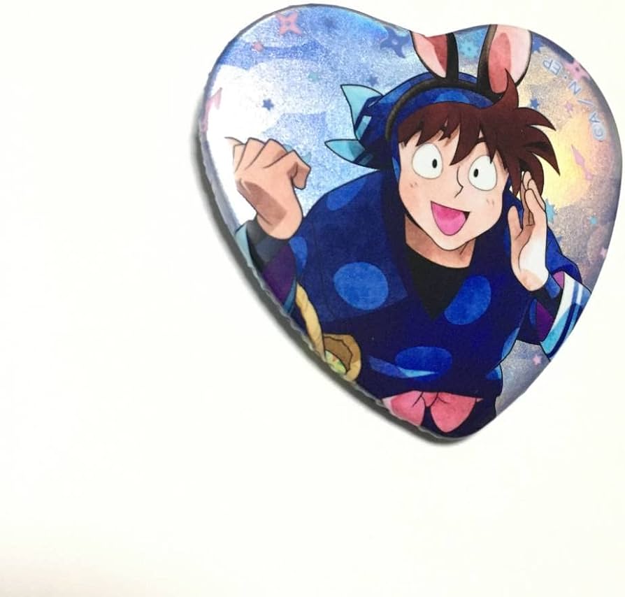 忍たま乱太郎 忍たま 土井半助 ナンジャタウン 缶バッジ ハート缶バッジ