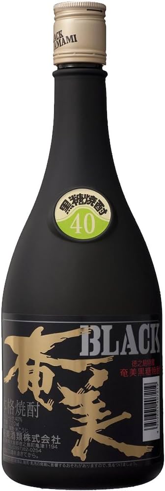 Amazon.co.jp: 奄美酒類 奄美ブラック 黒糖 40度 [ 焼酎 鹿児島県