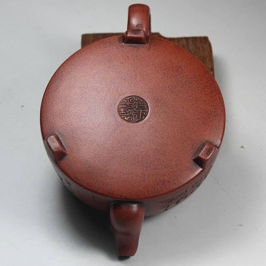 Amazon | 三本足獅壺 煎茶道具 中国古美術 紫砂壺 紫泥急須 茶壺