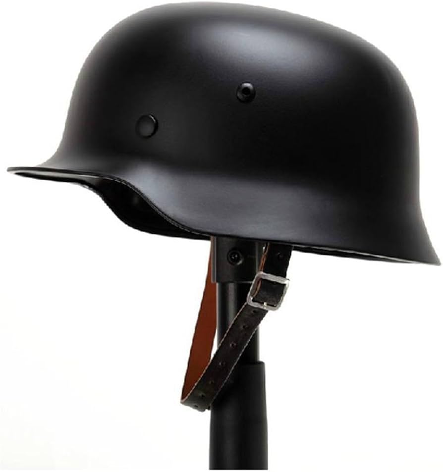 Amazon | WW2ドイツM35スチールヘルメットWW II安全ヘルメット高強度