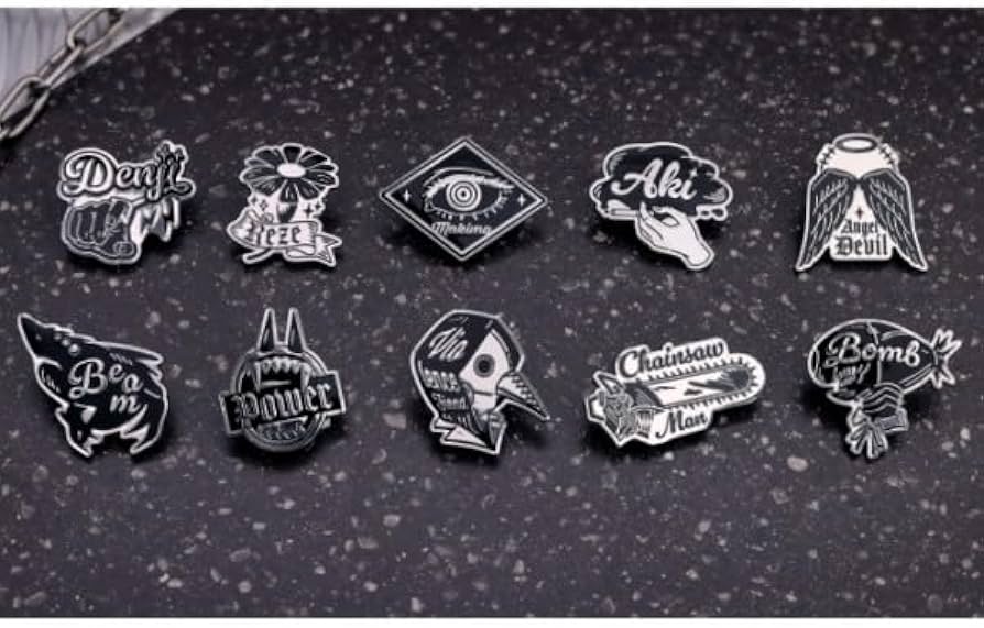 バラ売不可】劇場版『チェンソーマンレゼ篇』 モチーフデザインピンズ