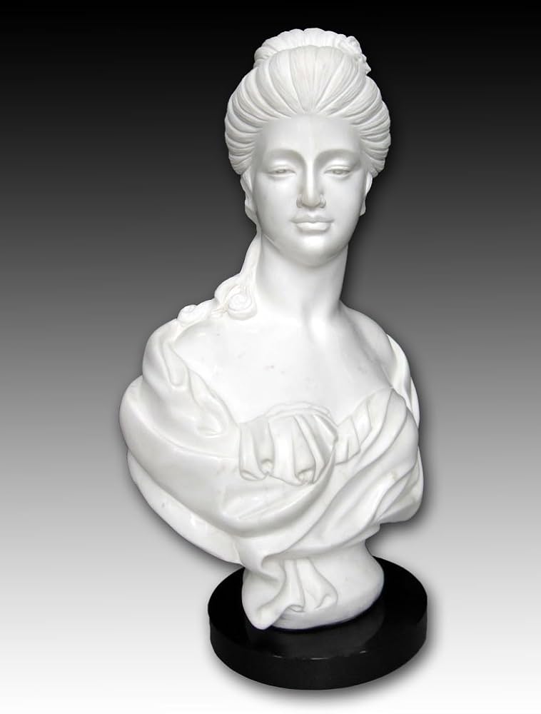 Amazon.co.jp: 大理石彫刻 女神の胸像B 石像 高さ67cm インテリア