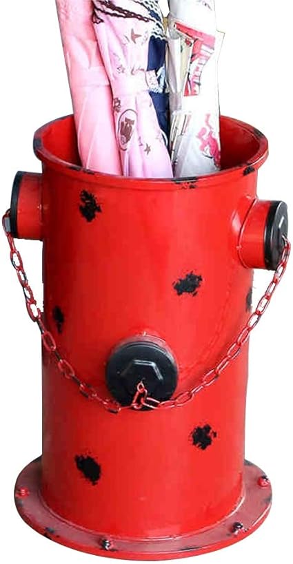 昭和レトロ・消防ホース口・消火栓ノズル・インテリア・ブリキバケツ