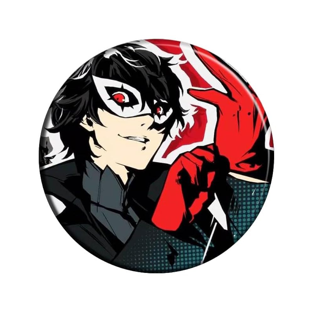 ペルソナ5 総攻撃 主人公 缶バッジ コトブキヤ ジョーカー 雨宮蓮 1個
