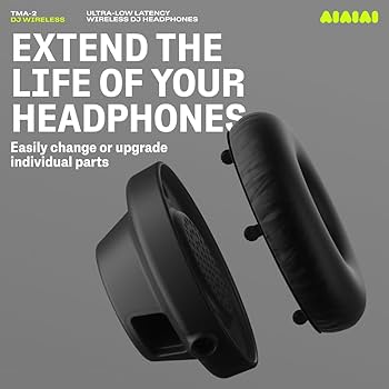Amazon.com: Aiaiai TMA-2 DJ Wireless Headphones Over Ear, Fully