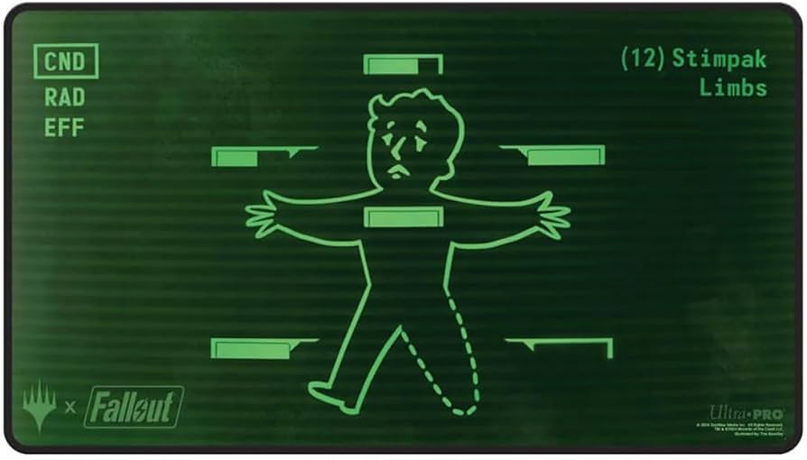 Ultra PRO 8フィートプレイマット Fallout ボブルヘッド Ultra PRO 8