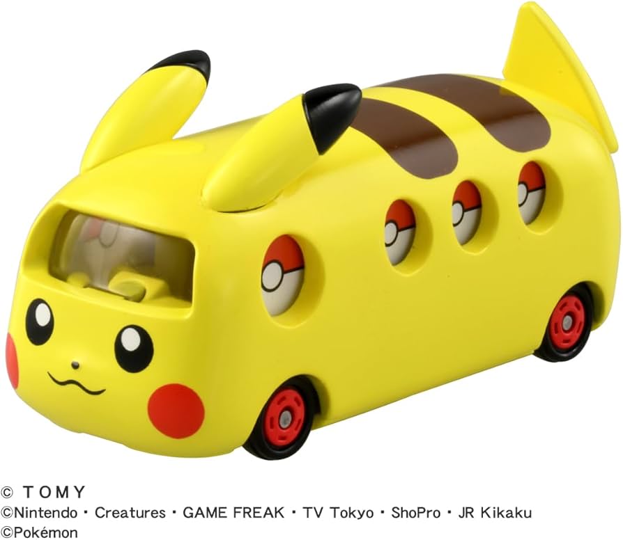 TOYOTA minicar Pokemon Pikachu トヨフェス Here in my Pika-car, I