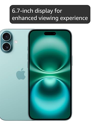 Amazon.com: Apple iPhone 16 Plus, US Version, 128GB, Teal