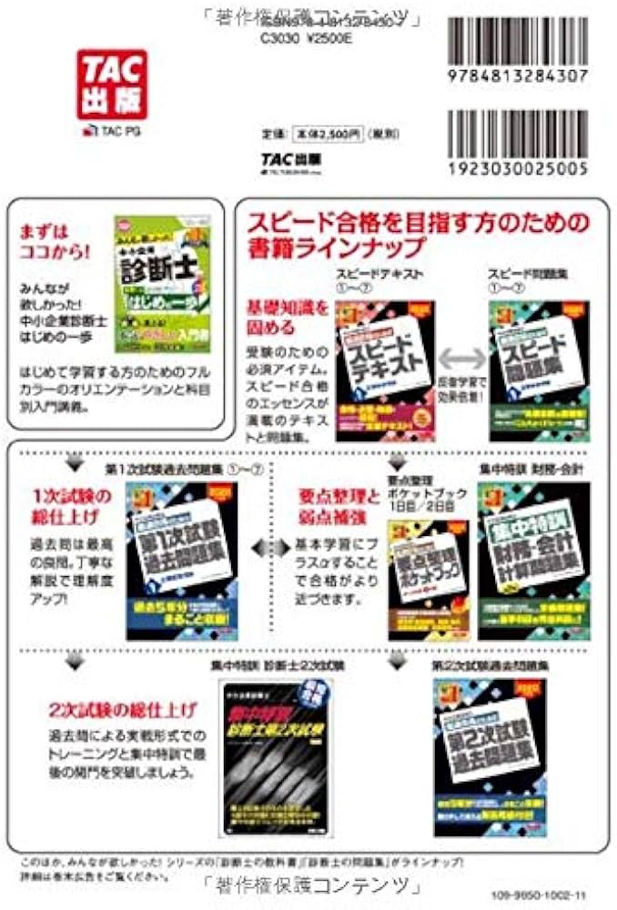 中小企業診断士 最速合格のための スピードテキスト (1) 企業経営理論