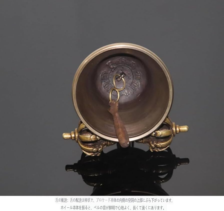 Amazon｜Cool Well 五鈴金剛鈴 五鈷杵 金剛杵-手持ち鈴-密教法具形状の