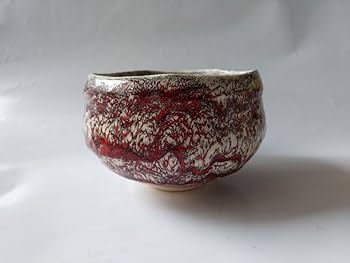 Amazon.co.jp: 箕面焼 二代 松田箕山 茶碗 共箱 栞 茶道具 抹茶碗 逸品