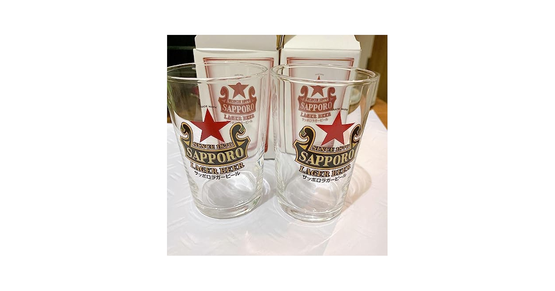 赤星縁日非売品ビールグラス 4個セット