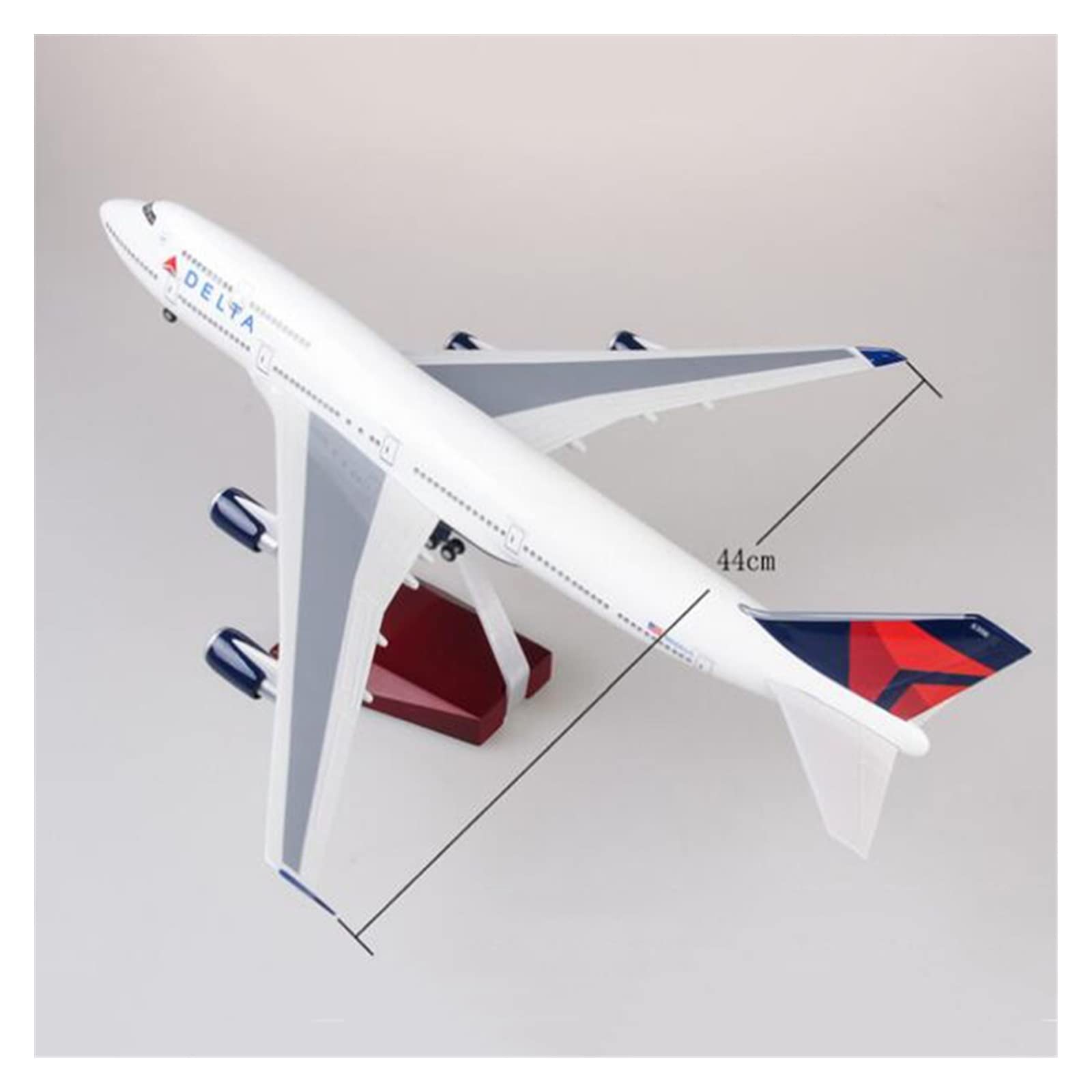 1/150 デルタ航空 飛行機模型 B747 LED Amazon.co.jp: 航空機 1/150