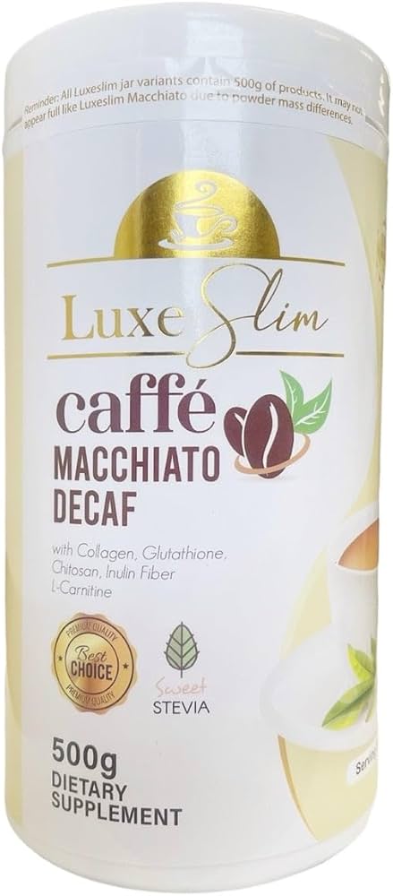 Amazon.com : Generic Luxe Slim Half Kilo Caffe Macchiato DECAF