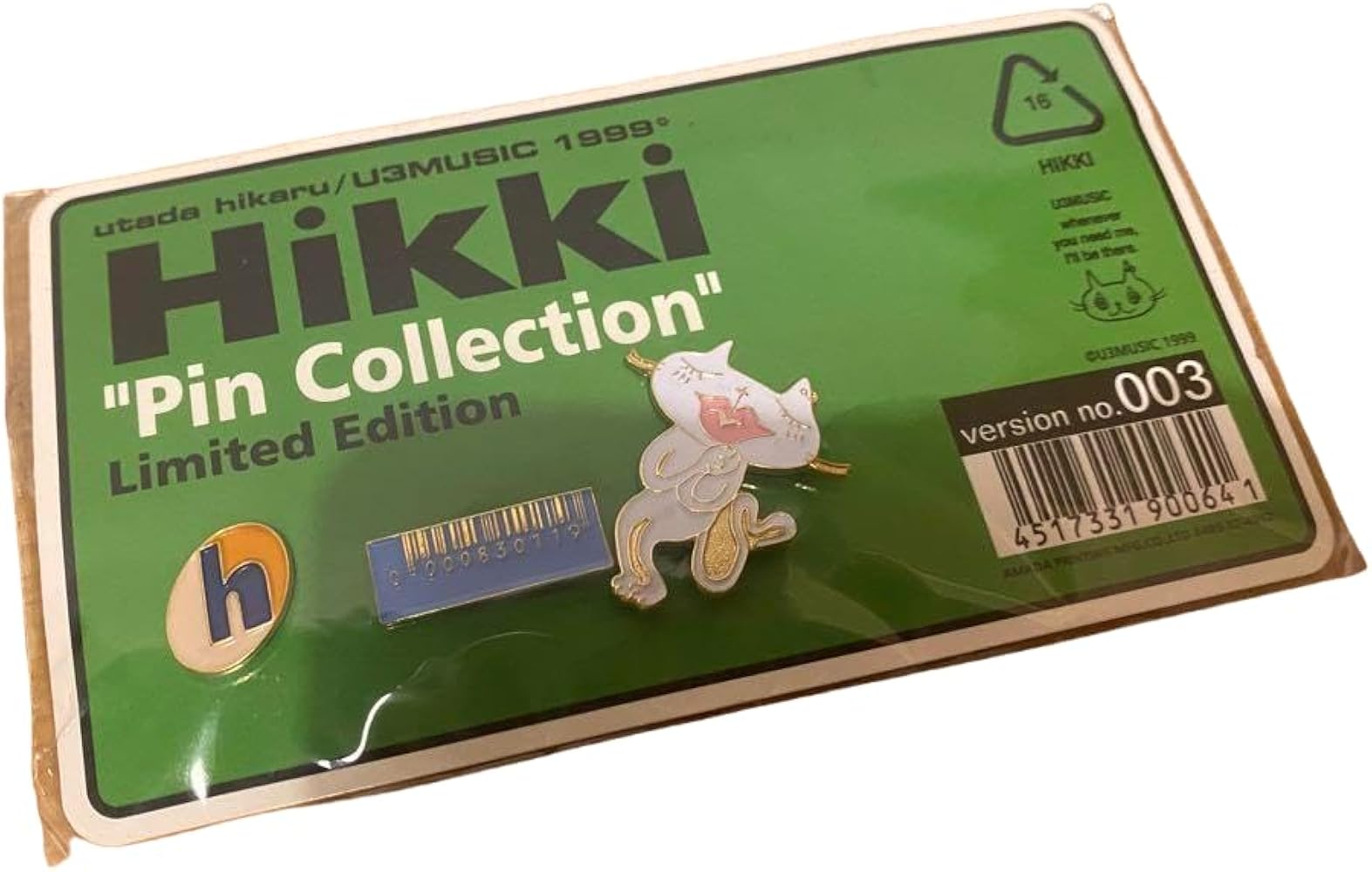 宇多田ヒカル HIKARU UTADA Hikkiピンバッジ ピンズ セット