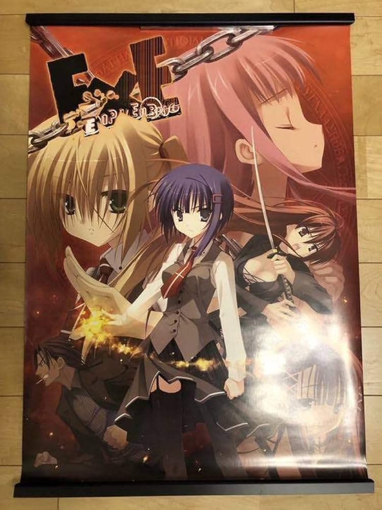 ゆずソフト E×E 直筆サイン入りポスター むりりん こぶいち 声優