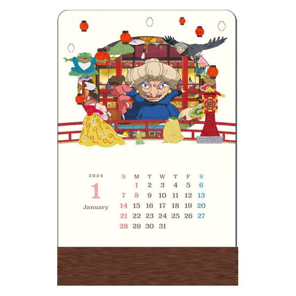 新品】 ジブリパーク 限定 千と千尋の神隠し カオナシ 万年カレンダー