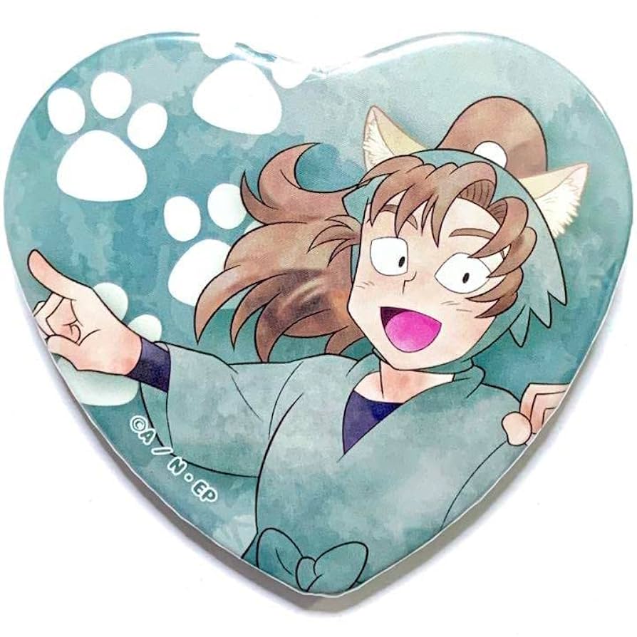 善法寺伊作 ハート缶バッジ 6個セット ナンジャ 忍たま 忍たま乱太郎