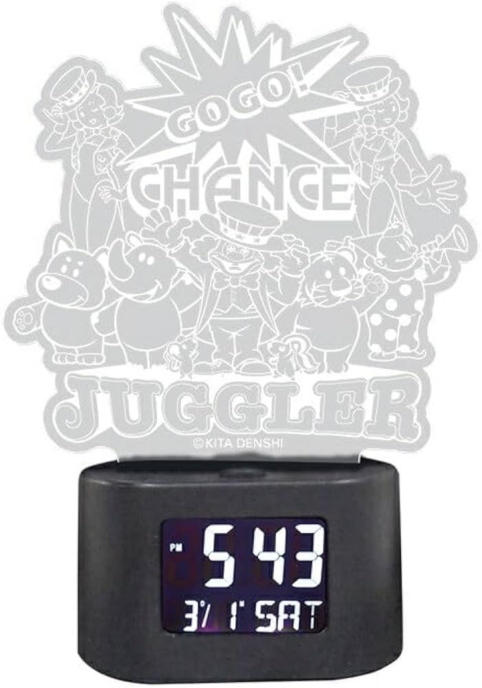 Amazon | ジャグラー GOGO!CHANCE 光る！LEDアクリルクロック vol.4