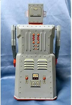 Amazon | ブリキ製 R-1 ロボットワン グレー 488-1307 全高約32cm