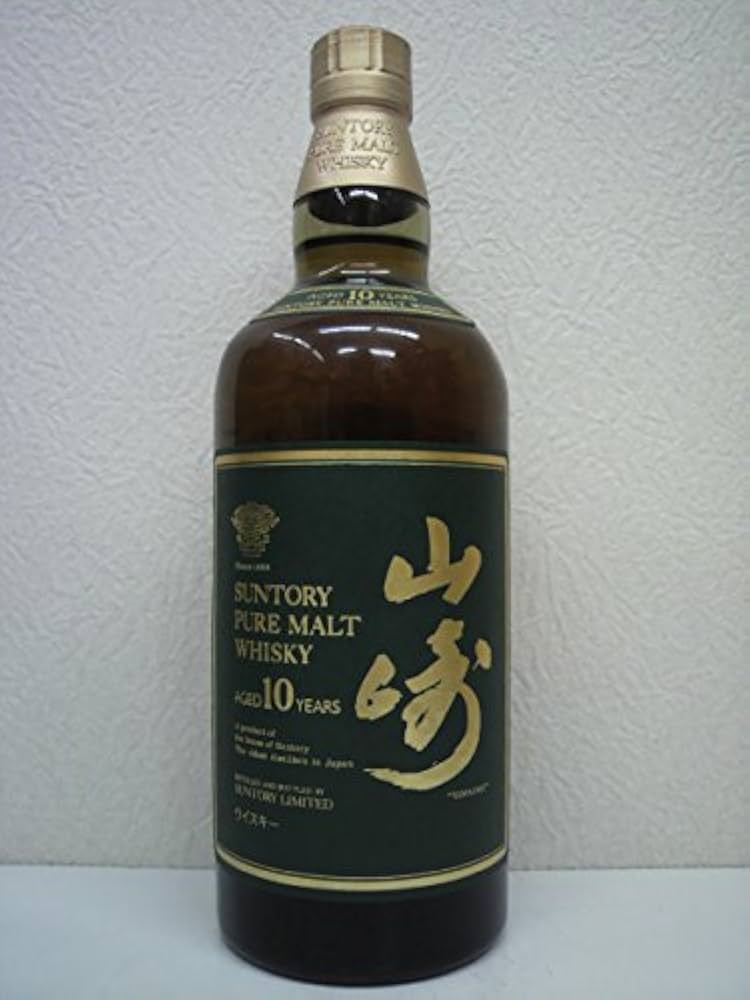 Amazon.co.jp: レア！？サントリー 山崎 10年 ピュアモルト 旧ラベル