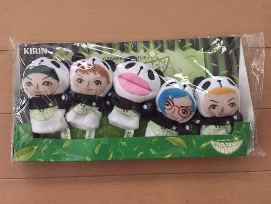 Amazon.co.jp: フィンガーパペットGReeeeN キリン生茶 コラボ パンダ