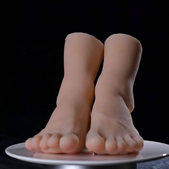 Amazon | 超リアル シリコン フートトルソー フートマネキン 足