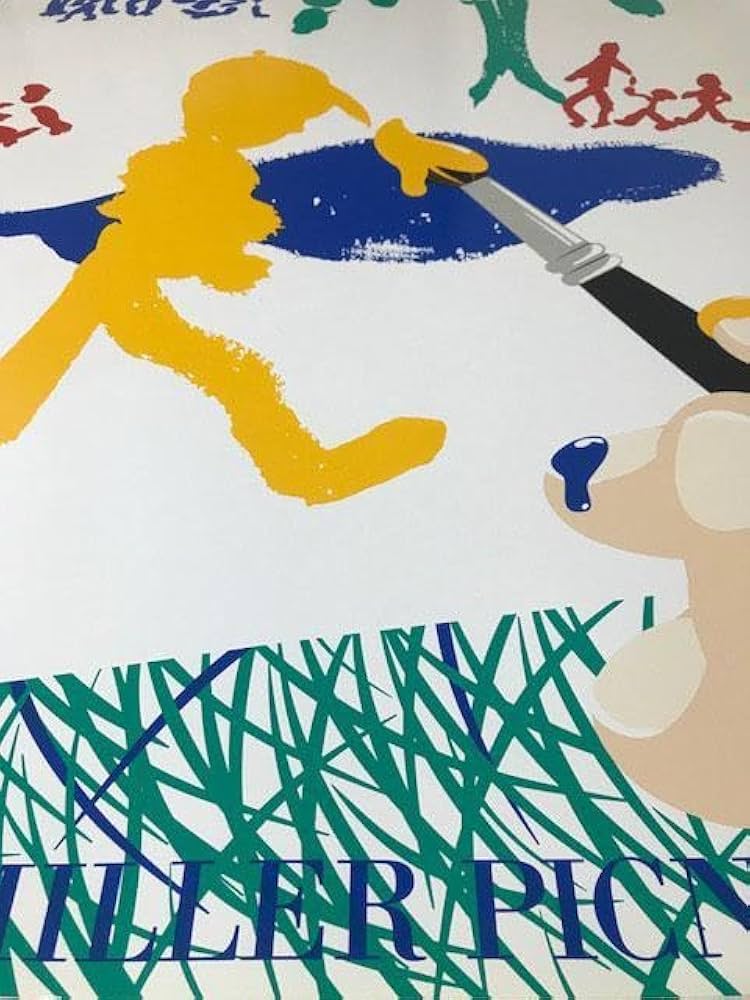 ハーマンミラー サマーピクニック 1973年,1983年/額装