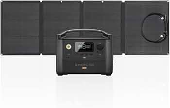 Amazon.co.jp: EcoFlow ポータブル電源 ソーラーパネルセット 太陽光