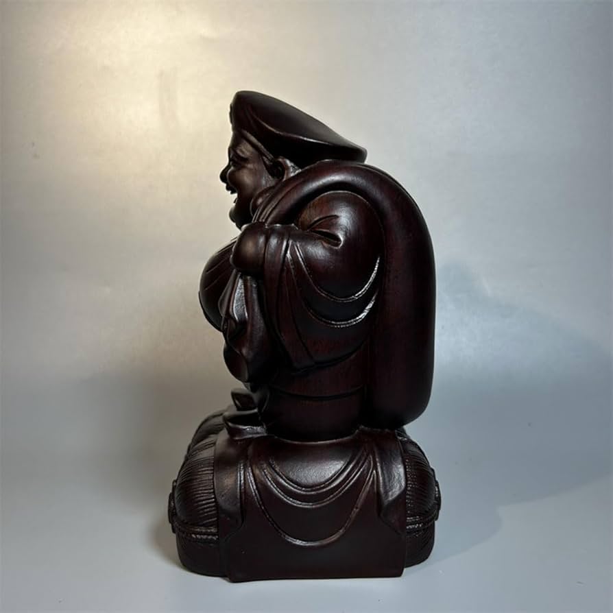 Amazon｜大黒様 木彫り 七福神 大黒天 置物 黒檀 仏像 フィギュア 木製