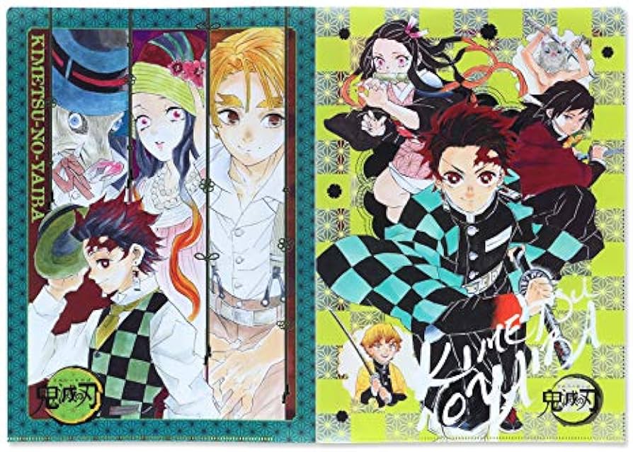 Amazon.co.jp: 鬼滅の刃 見開きダブルポケットクリアファイル 竈門炭