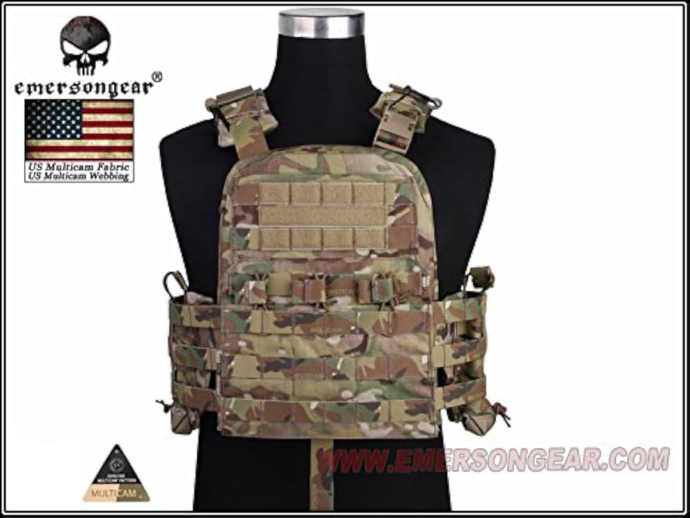 美品 エマーソン製 マルチカムブラック プレートキャリア CPC EMERSON