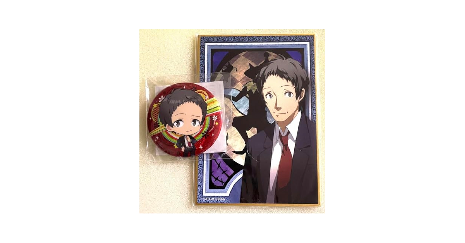 ペルソナ4 グラフアート 缶バッジ 足立透 ペルソナ】足立透 セガコラボ